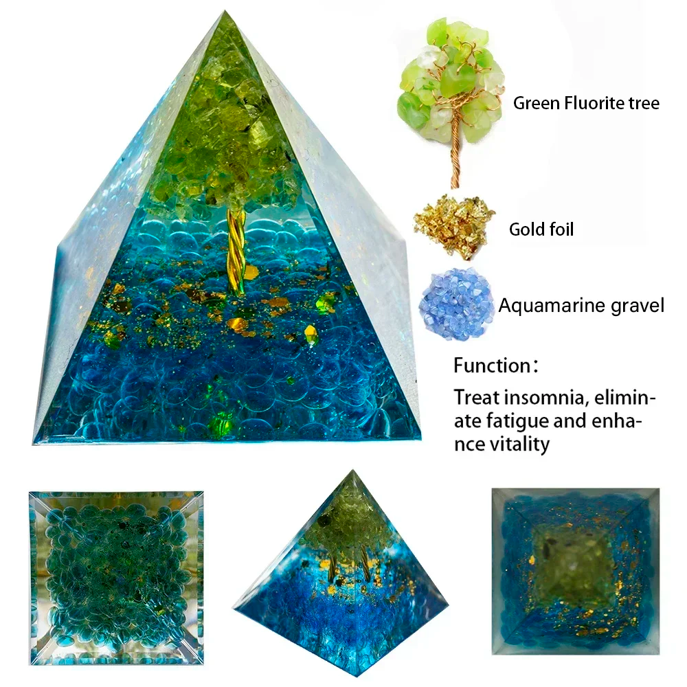 1TREE1LIFE™ Tree of Life Healing Crystal Pyramid