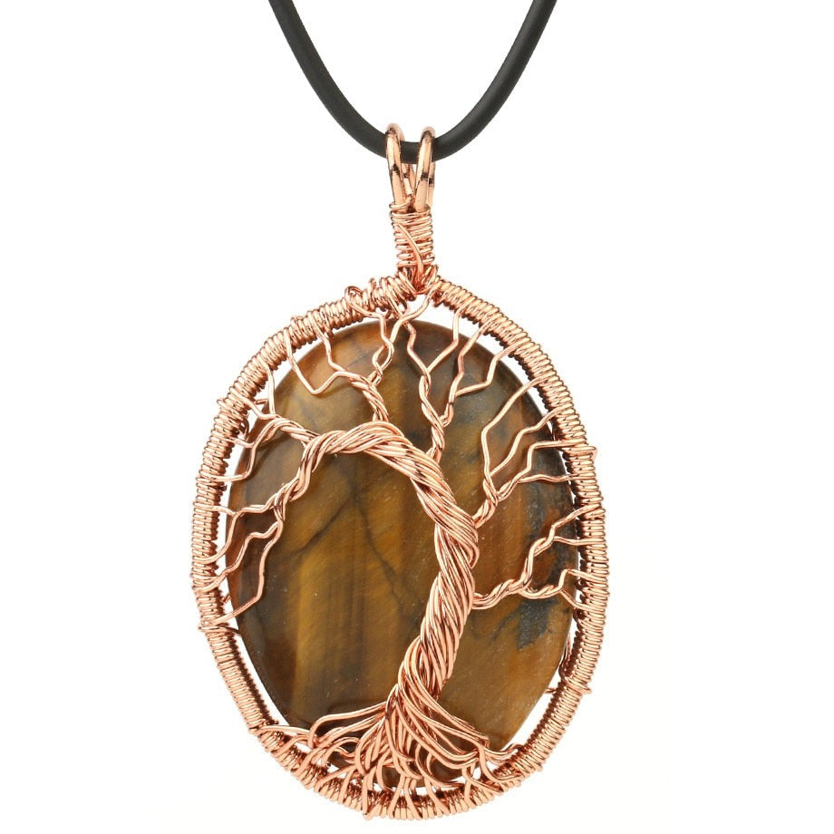 1TREE1LIFE™ Tree of Life Handmade Crystal Necklace