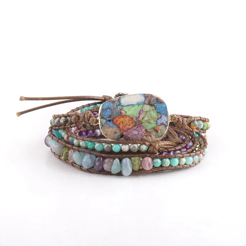 1TREE1LIFE™ Natural Healing Stones Wrap Bracelet