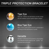 1TREE1LIFE™ Triple Protection Tiger Eye Bracelet