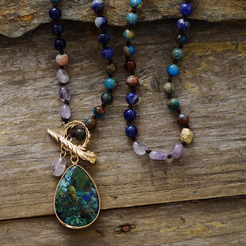1TREE1LIFE™ Nature's Healing Crystal Necklace