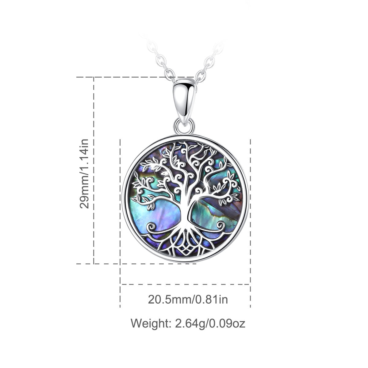 1TREE1LIFE™ Tree Of Life 925 Sterling Silver Necklace