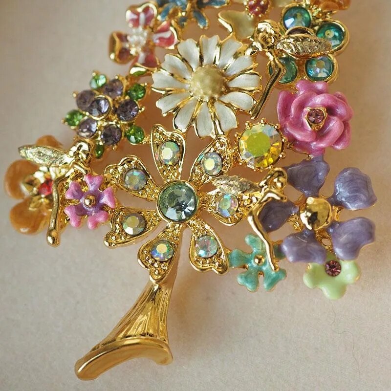 1TREE1LIFE™ Magical Floral Tree Brooch
