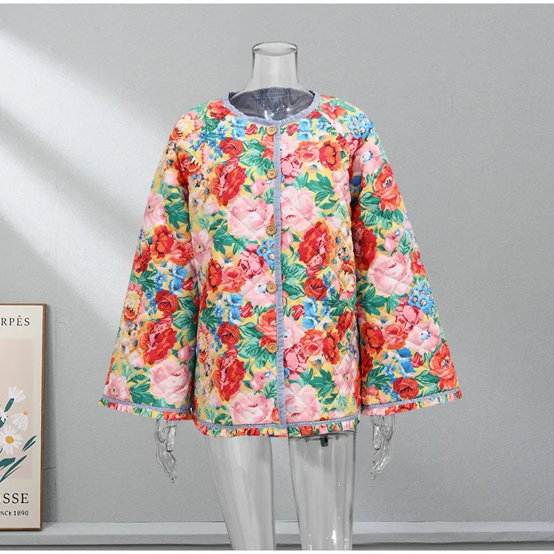 1TREE1LIFE™ Eco-Bloom Floral Handmade Coat