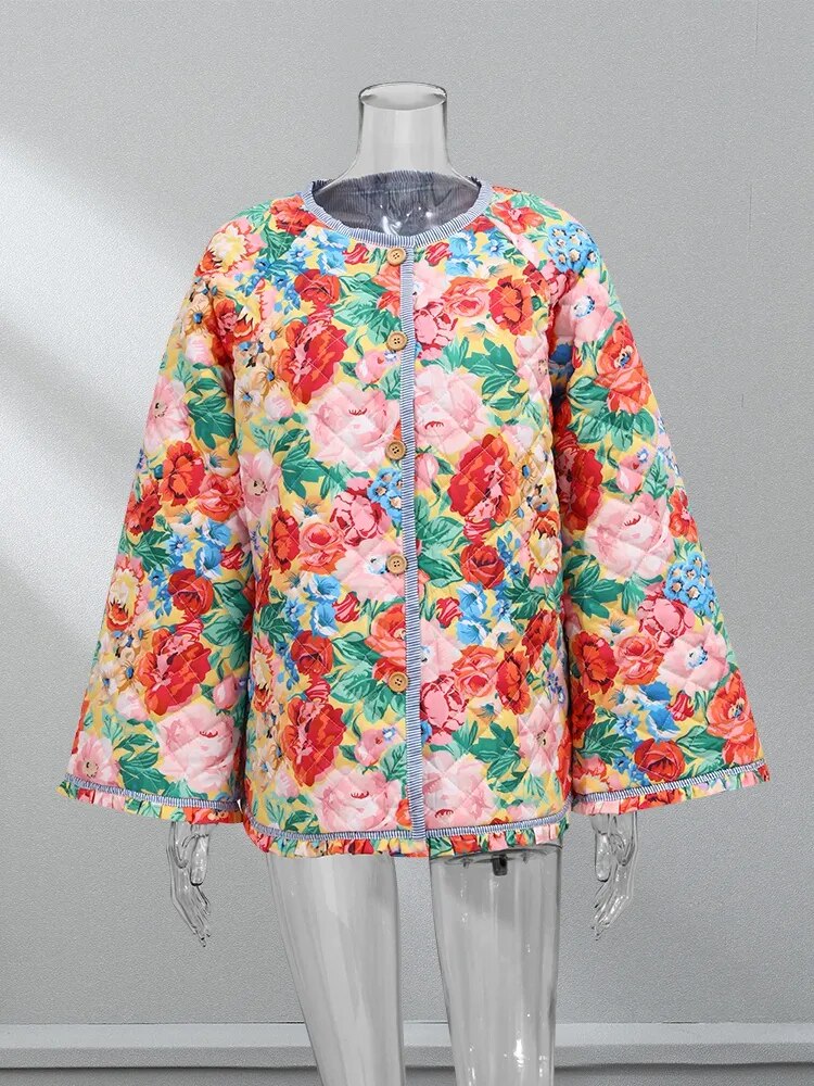 1TREE1LIFE™ Eco-Bloom Floral Handmade Coat